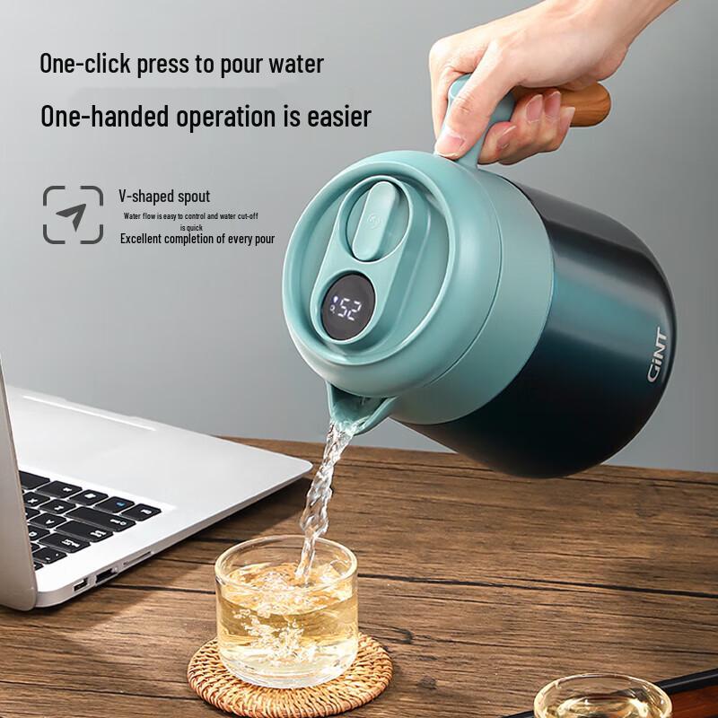 Jiate 1.5L Stainless Steel Insulated Tea Pot