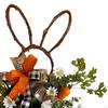 50cm Osterkranz Hase, Hängende Ornamente Grüne Blattkränze Künstliche Blumengirlande für