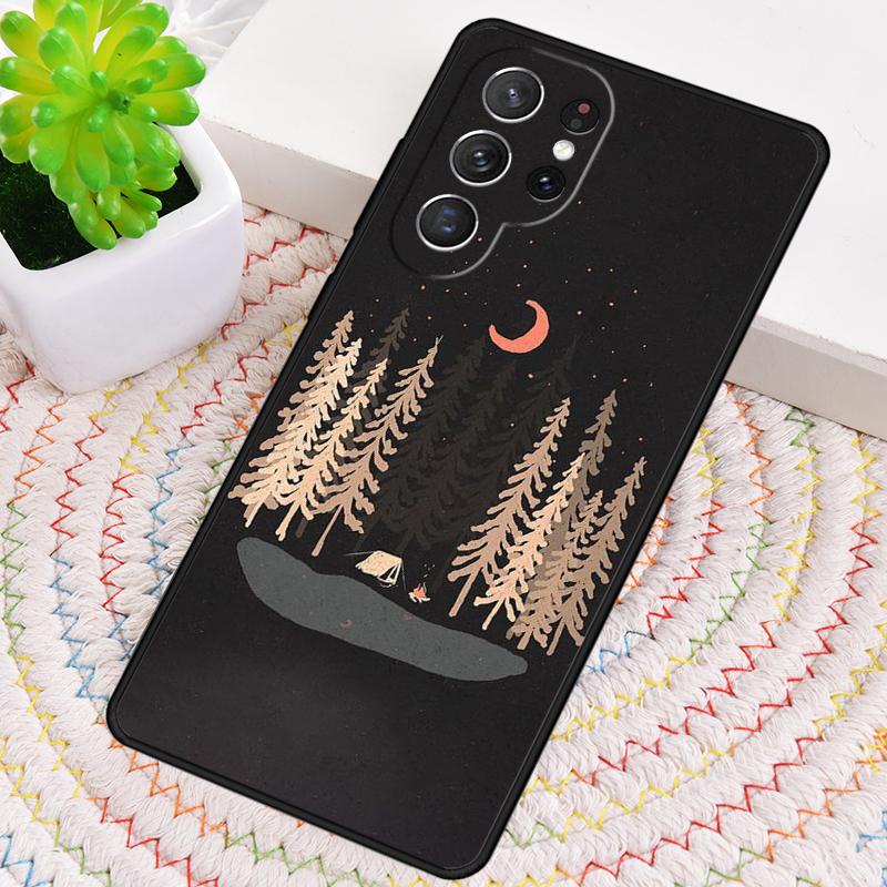 Nature Camping Art Silicone Phone Case For Samsung Galaxy Note 10 Pro S26 S25 S24 S23 S22 S21 Plus S25Ultra Capa Cover