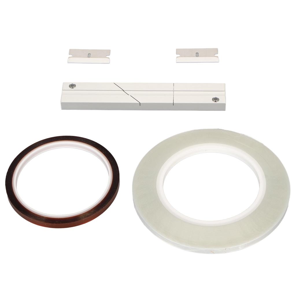 1 4 10 Zoll Spleißblock-Kit Universal Open Reel Tonbandmedien mit Spleißband er Tonbandmedienklinge für Revoxsonido