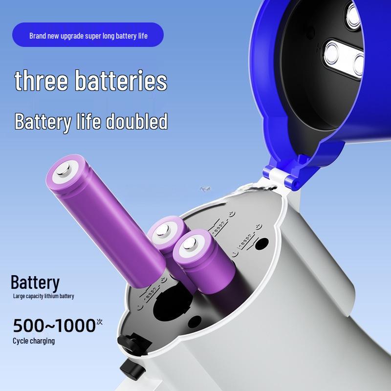 Hawker Handheld Megaphone with Amplifier and Recording, Battery-Powered for Outdoor Use, Large Volume
