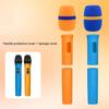 Cordless Handheld Microphone Protective Sleeve with Sponge Foam Microphone Windscreen Rubber Microphone Protective Sleeve Holder for Show KTV