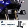 Fit For Yamaha Tenere 700 XTZ690      2024 Motorcycle Auxiliary Light Mount Holder Lower Fog Lamp Bracket