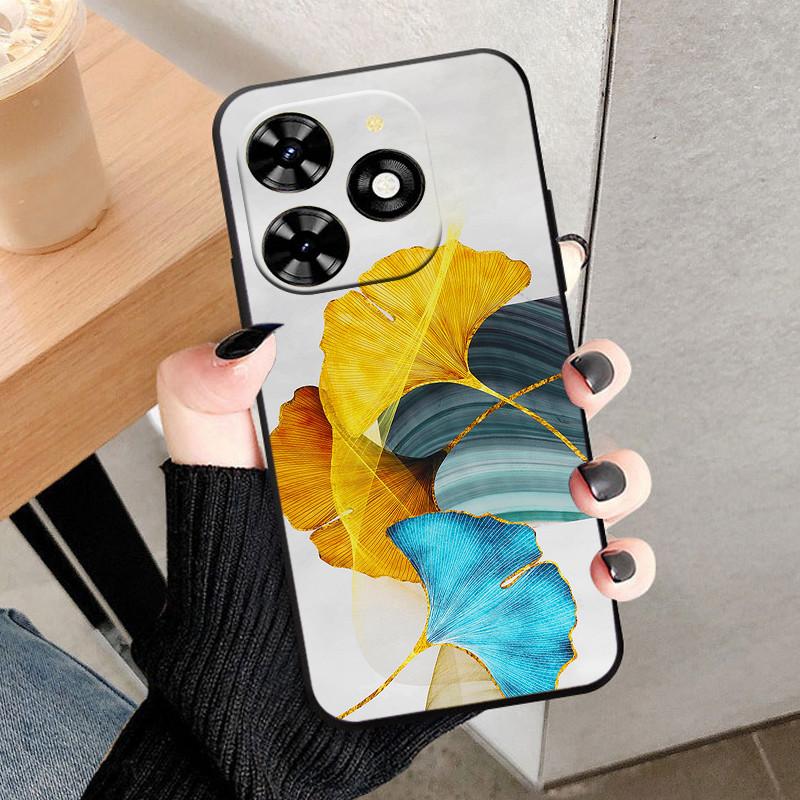 Pro pouzdro Infinix Hot 40 Pro 40i Černé Měkký Silikon TPU Ochranný Kryt Telefonu Pro Infinix Hot 40i Fundas Shell Hot40 Pro Coque