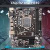 H310 LGA1151 Desktop Computer Motherboard, Micro ATX DDR4 Gaming Motherboard, NVMe M.2, 6Gb, USB 3.0, DVI, HDMI, VGA Interfaces