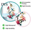 Creative Gifts for Window Decor Watercolor Bird And Flower Cling, Static PVC Waterproof Glass Sticker, Removable Art Pattern Stickers Decors,