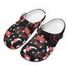 Cute Printed EVA Clogs Women Men Easy Clean Lightweight Slip On Casual Shoes Soft Sole Summer Sandals Daily Comfort Wear