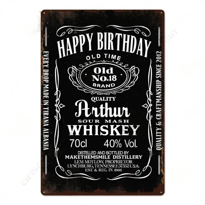 Bar Decor Metal Posters, Wall Sign Plaques 20x30cm
