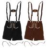 Oktoberfest Themed Suspenders Shorts For Men Women  Festival Clothing Polyester Party Outfit Easy Maintenance