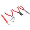 4pcs Electrical Disconnect Pliers Set Automotive Electrical Plug Disconnect Tool for Automotive Car Truck SUV Red