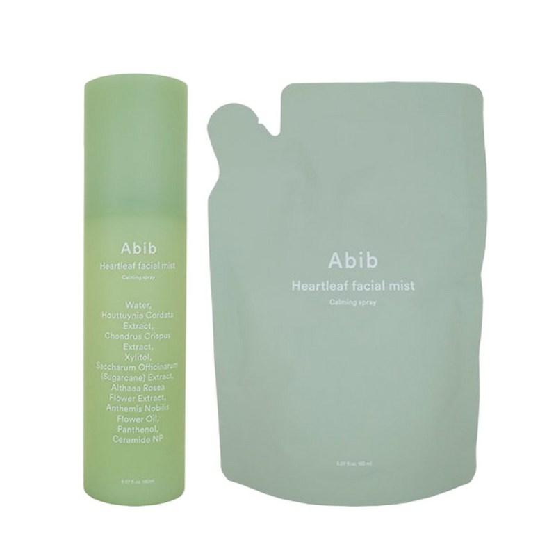 Abib Houttuynia Cordata Gesichtsspray Beruhigendes Spray 150ml + (Nachfüllung), 1 Stück