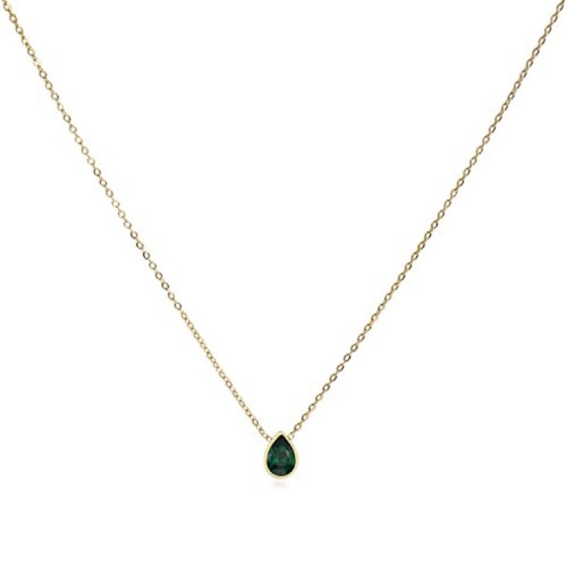 Hand Beaded Natural Stone Colorful Fashion Versatile Clavicle Necklace