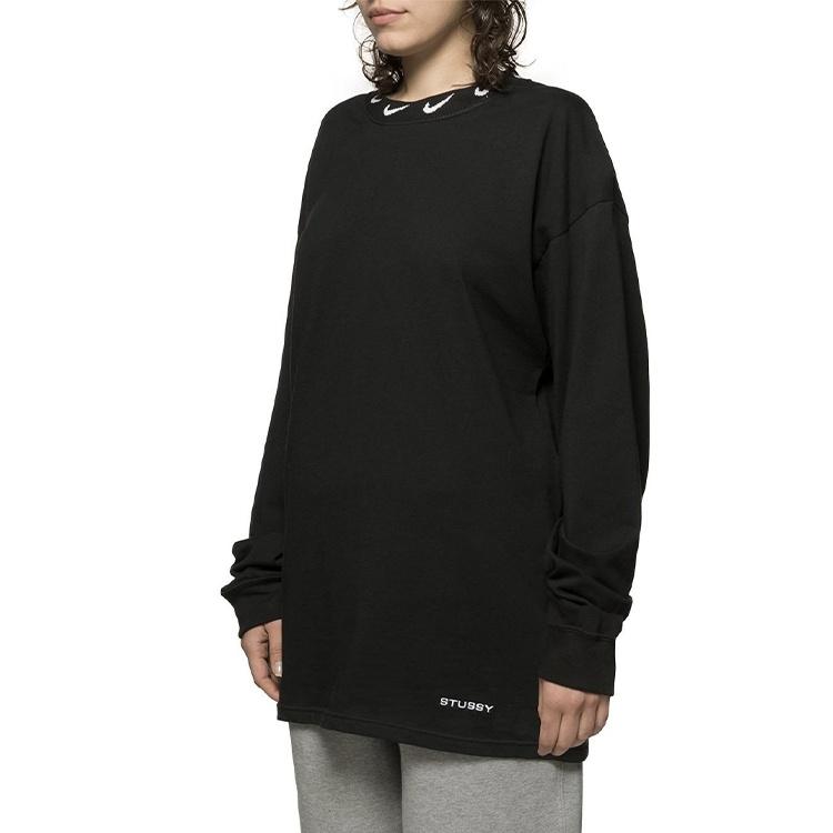 Nike x Stussy NRG BR Long-Sleeve Knit Top 'Black' Men's CT4314-010
