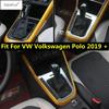Central Control Gear Shift Panel Decoration Cover Trim For VW Volkswagen Polo - Car Stainless Steel Interior Accessories