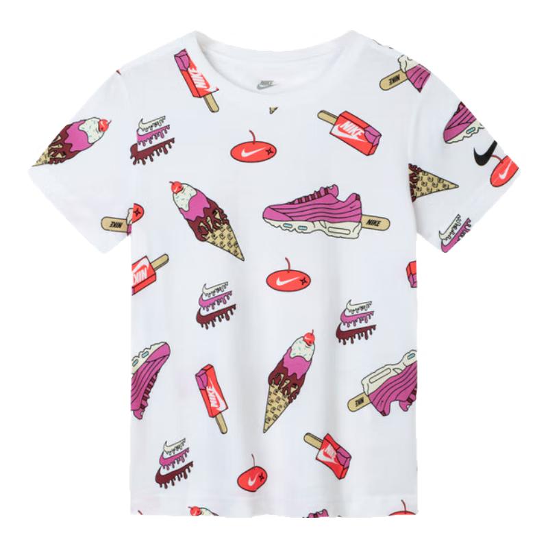 Nike Kids Ice Cream Print Short Sleeve T-Shirt 120/60(6)