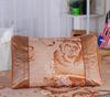 Washable Ice Silk Cool Pillowcase 48x74cm - Breathable, Sweat-Absorbent Summer Rattan Mat for Students