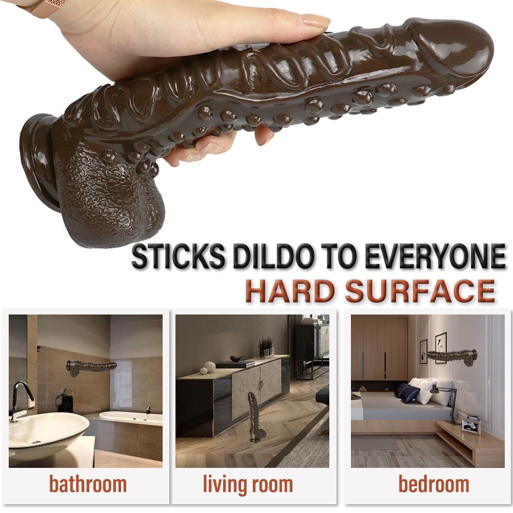 MoDi Dildo Realistic Fake Dick Penis Butt Plug Sex Toys for Woman Men Vagina Anal Massage