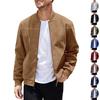 Giacca Punk in Pelle con Maniche e Zip da Uomo per Uso Casual Autunnale