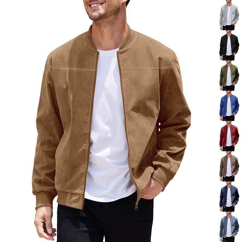 Giacca Punk in Pelle con Maniche e Zip da Uomo per Uso Casual Autunnale