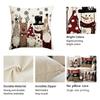 1/4Pcs Vintage Christmas Pillowcases, Christmas Tree, Christmas Elf Reindeer Design Cushion Covers, Winter Holiday Home Decor