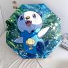 Piplup and Bulbasaur  Pattern, Automatic Folding Umbrella, Portable and Foldable Design, 8 Ribs, a Christmas or Birthday Gift.