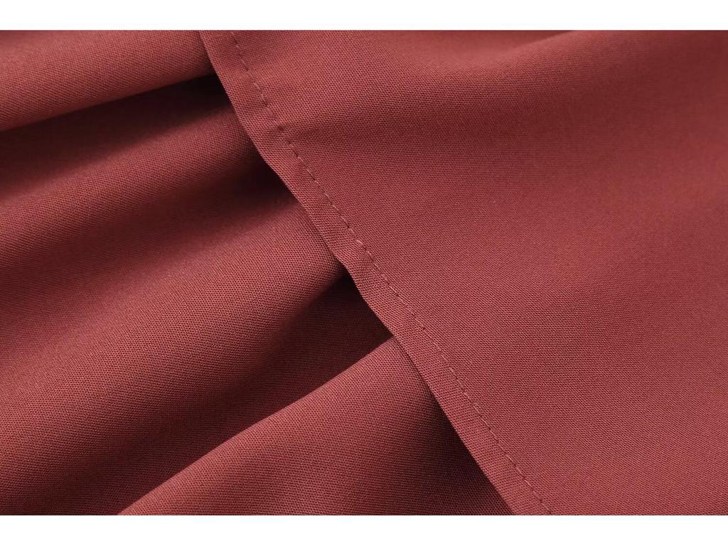 2025 Spring European & American Style Sleeveless Midi Dress for Women