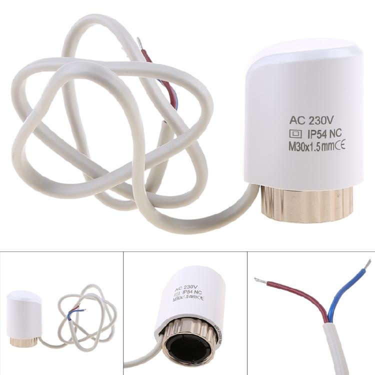 Elektrischer Thermischer Stellantrieb M30-1,5mm AC 230V für TRV Thermostatventil IP54