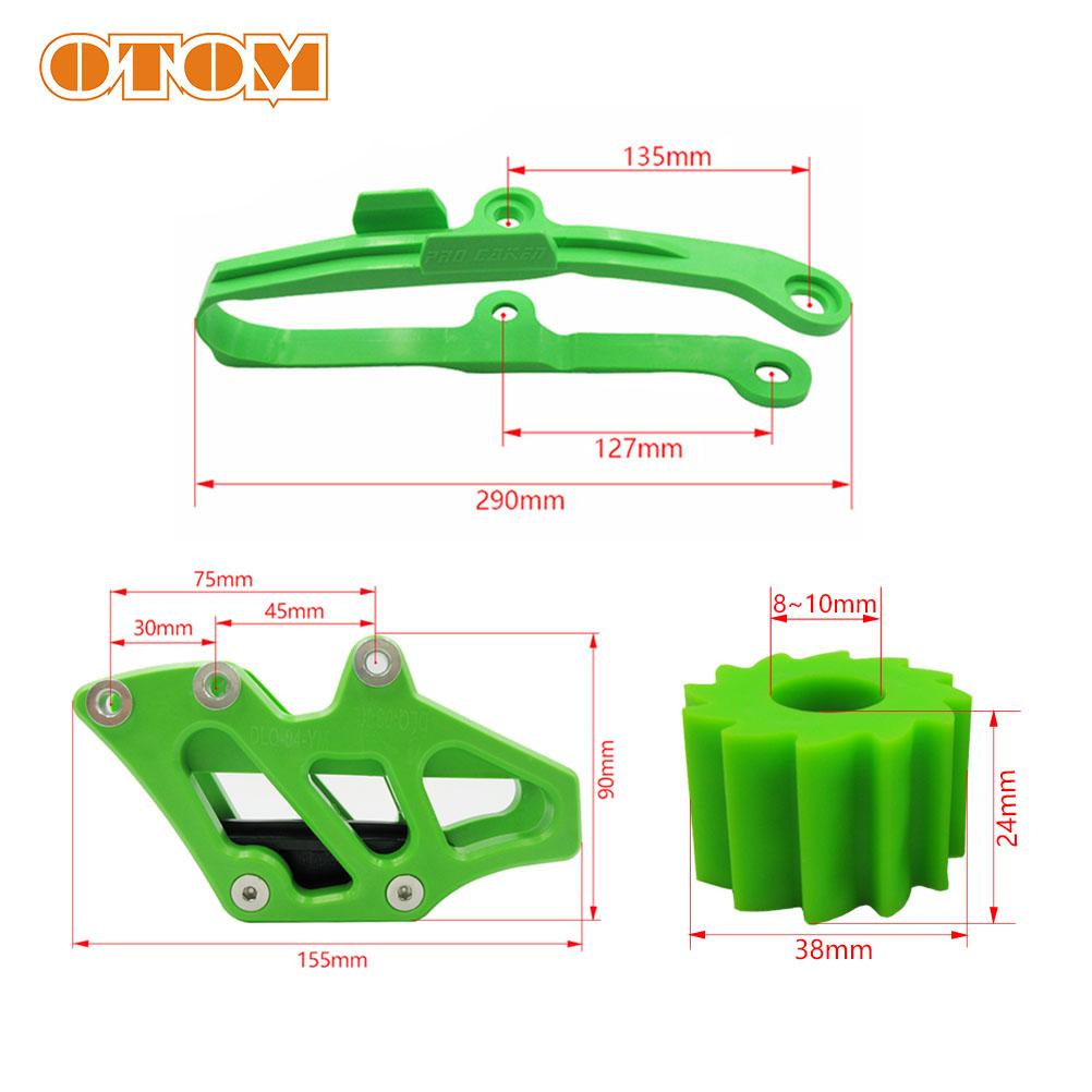 OTOM Motorcycle Chain Guide Slider Guide Swingarm Roller For KAWASAKI KX250F KX450F KX 250F 450F KXF 250 450 2009-2019 Motocross