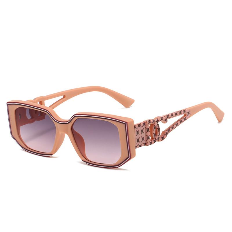 Nuovi Occhiali da Sole di Lusso alla Moda Designer Donna Vintage Lettera Tonalità Trendy da Esterno Occhiali da Viaggio Estivi
