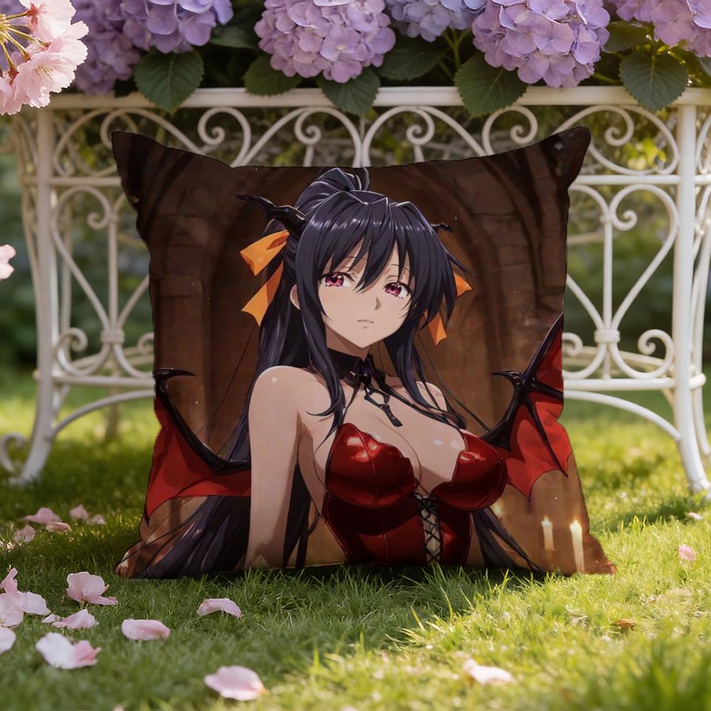 H-High School DxD Cushion Cover Home & Car Dual-Scene Pillow Cover: Reversible for Premium Comfort