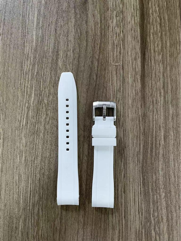 Curved Silicone Strap for Omega X Swatch Moonwatch, 20/22mm