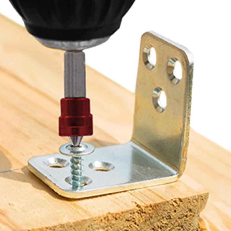 1/4" Screwdriver Bits Red Head Magnet Driver Hex Shank With Magnetizer Cross Magnetic Bit Hand Electric Screw Tool Accessories