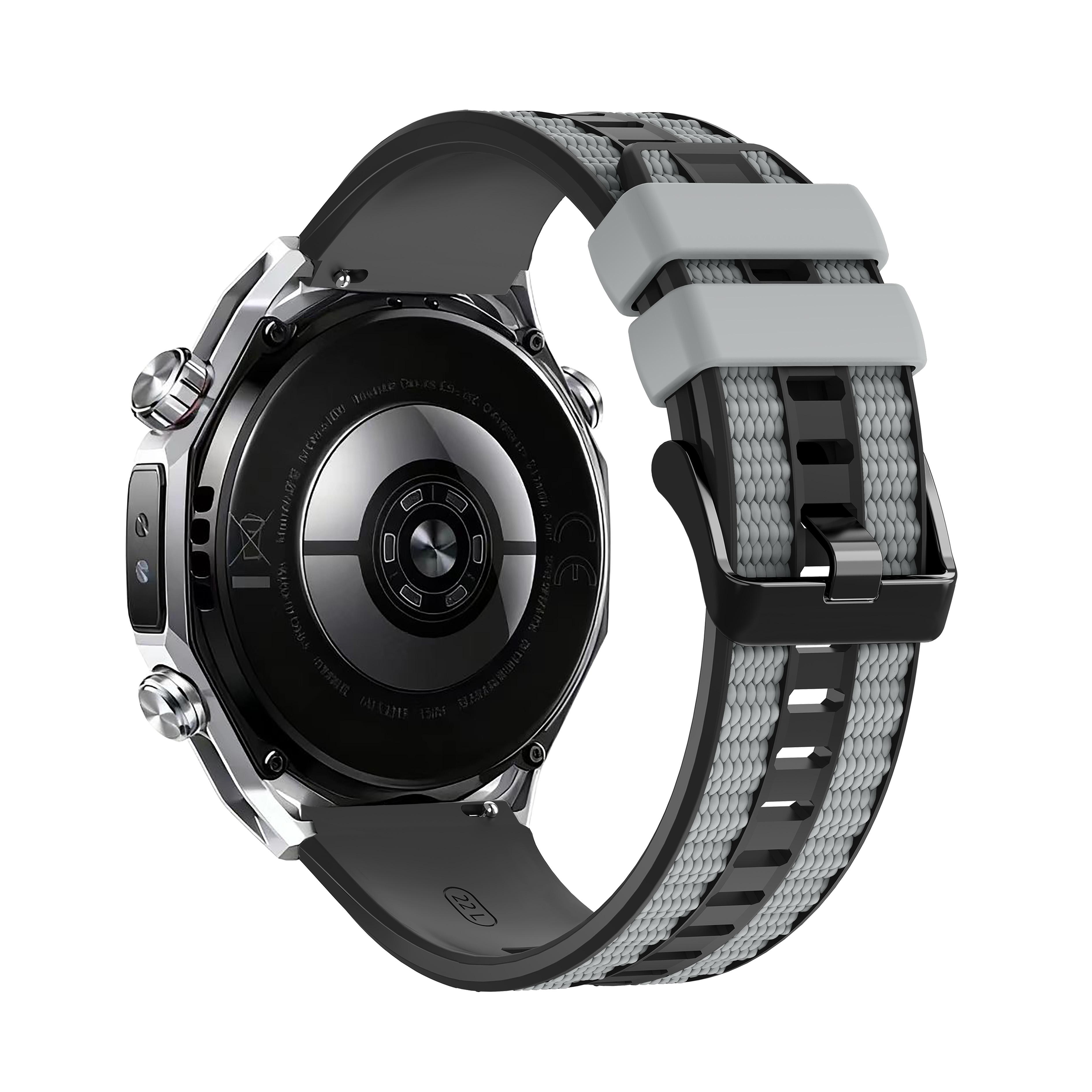 

22 мм сменный ремешок для часов Huawei Watch Ultimate 2 / GT 6 5 Pro GT6 GT5 46 мм силиконовый ремешок браслет 22mm черный серый