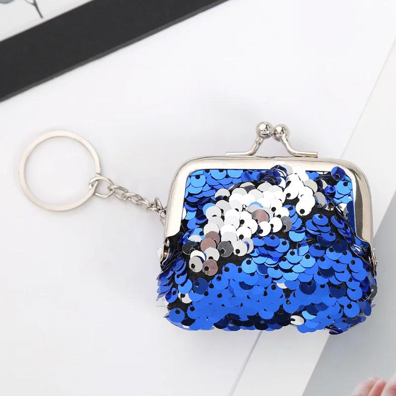 Fashion Women Mini Coin Purse Metal Hasp Keychain coin pouch Key Access Card Holder Small Wallet Money Bag Female Clutch Bag