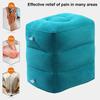 Inflatable Airplane Foot Rest Height Adjustable Wear Resistant Super Soft Travel Foot Rest Airplane Chair Extender