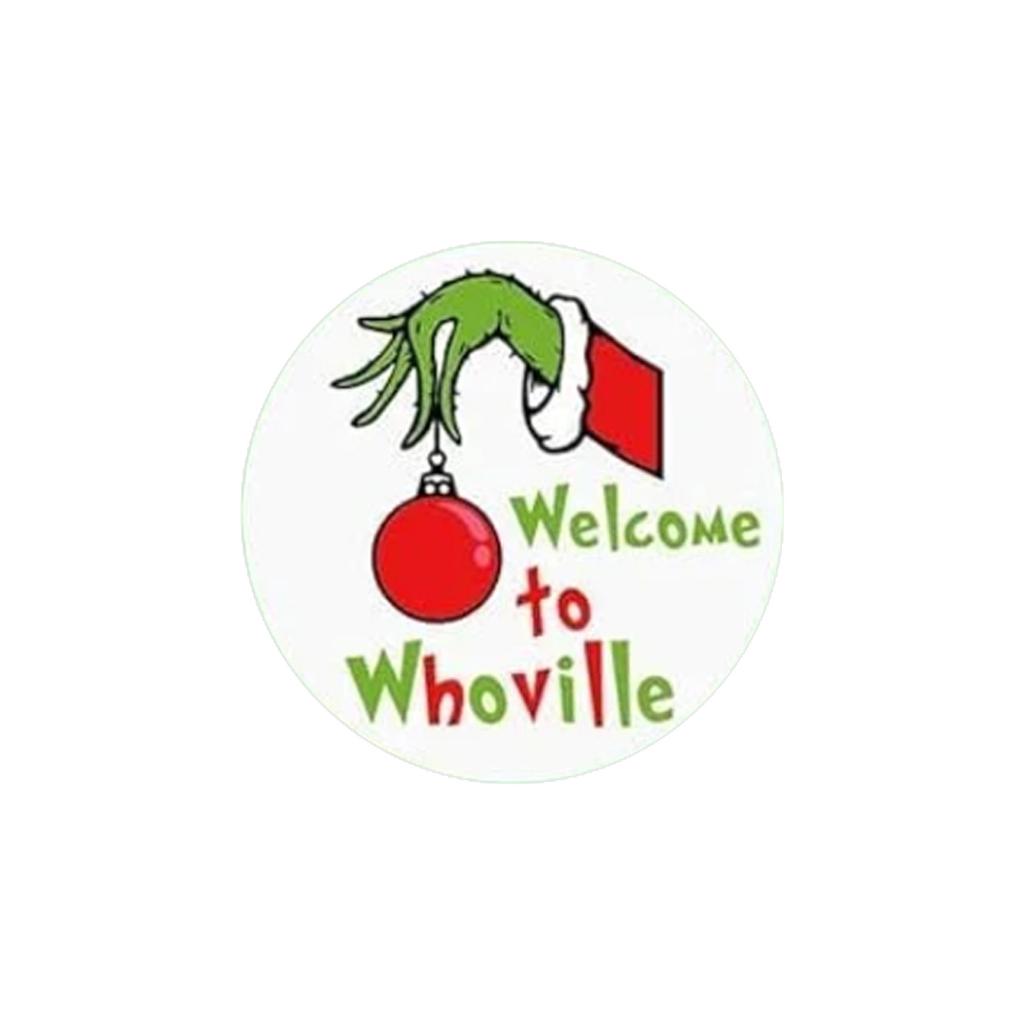 Christmas Decor - Acrylic Flat Ornaments With Whimsical Design For Tree & Home Holiday Decorating