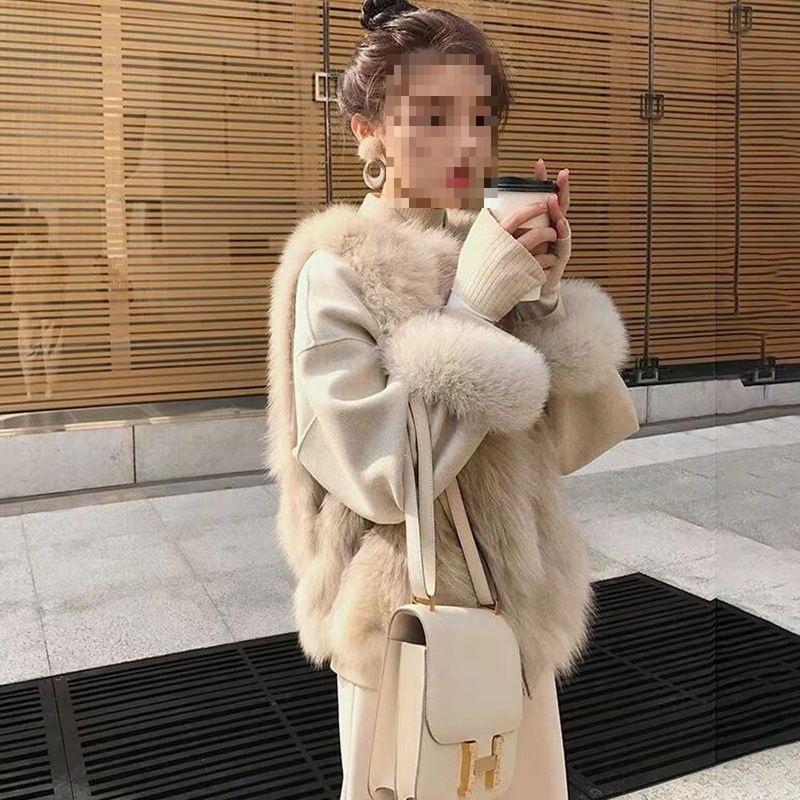 Mao Mao Vest Imitation Fur Vest Women's Short Korean Version Autumn and Winter New Imitation Fox Fur Imitation Tuscan Vest