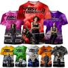Ultima T-shirt Fast And Furious per Uomo Donna Stampa 3D Manica Corta Casual Film Unisex Magliette Personalità Corse Magliette