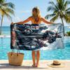 Cross Templars Knight Fashion Beach Towel: Ideal for Summer Adventures Soft, absorbent and quick drying suitable for swimming and bathing