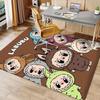 labubu Printed Absorbent Washable Carpet, Non-Slip Bathroom Mats, Kitchen Rugs, Yoga Mat,Living Room Entrance, Camping Picnic Rugs