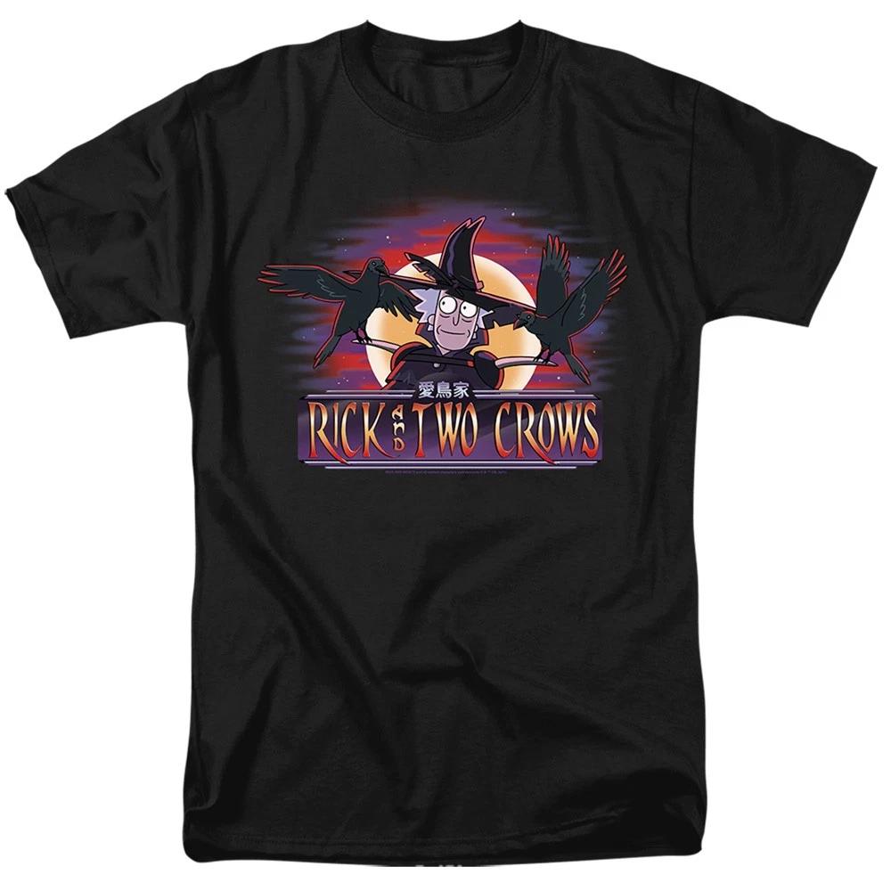 Rick And Morty - Rick And Two Crows - Men Children s T-shirt 160