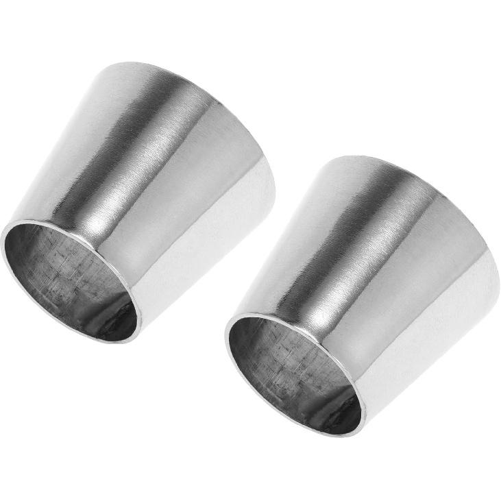 

Motoforti Mandrel Exhaust Bend Elbow Concentric Reducer Car Exhaust Pipe Tubing Piping Adapter 1.25 OD to 2 OD 304 Stainless Steel Silver Tone 2 Pcs