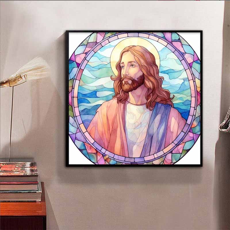 New Arrival 5D DIY Full Circle Diamond Painting "Religious Figures" Embroidery Cross Stitch Home Decor Gift