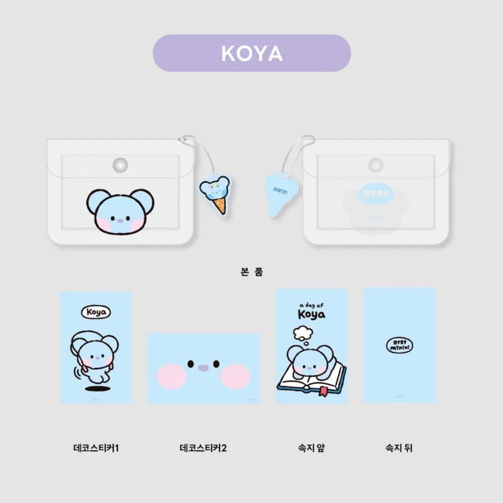 [Официальный] НОВЫЙ ПВХ-КОШЕЛЕК BT21 minini 001 KOYA