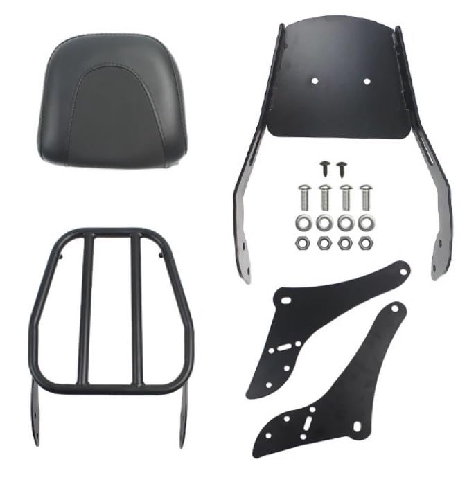 Proiectat special pentru Honda Rebel Honda CMX300 CMX500 Sissy bar spătar portbagaj spate cu suport pentru bagaje spătar piese personalizate negru aftermarket