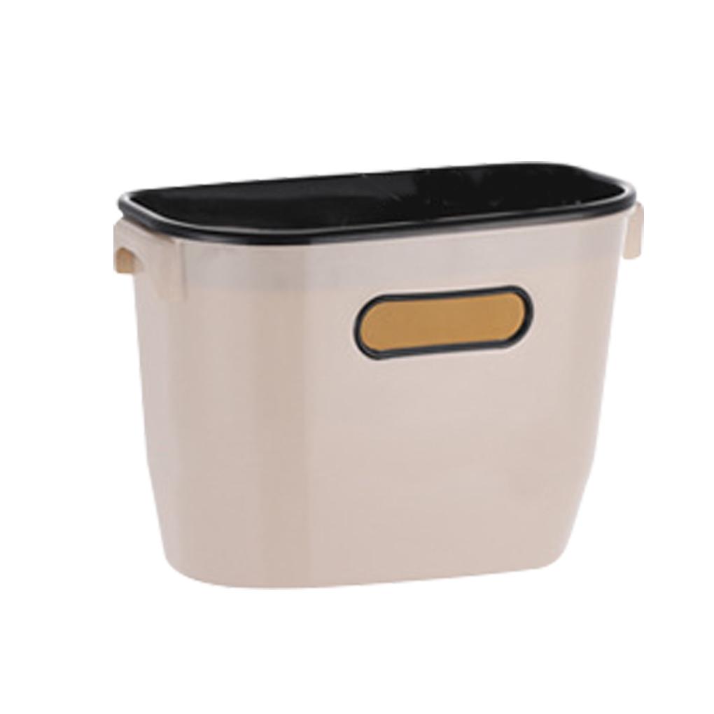 

Wall Mounted Folding Waste Bin Kitchen Cabinet Door Hanging Trash Can Garbage Storage Box for Car Kitchen Bathroom белый