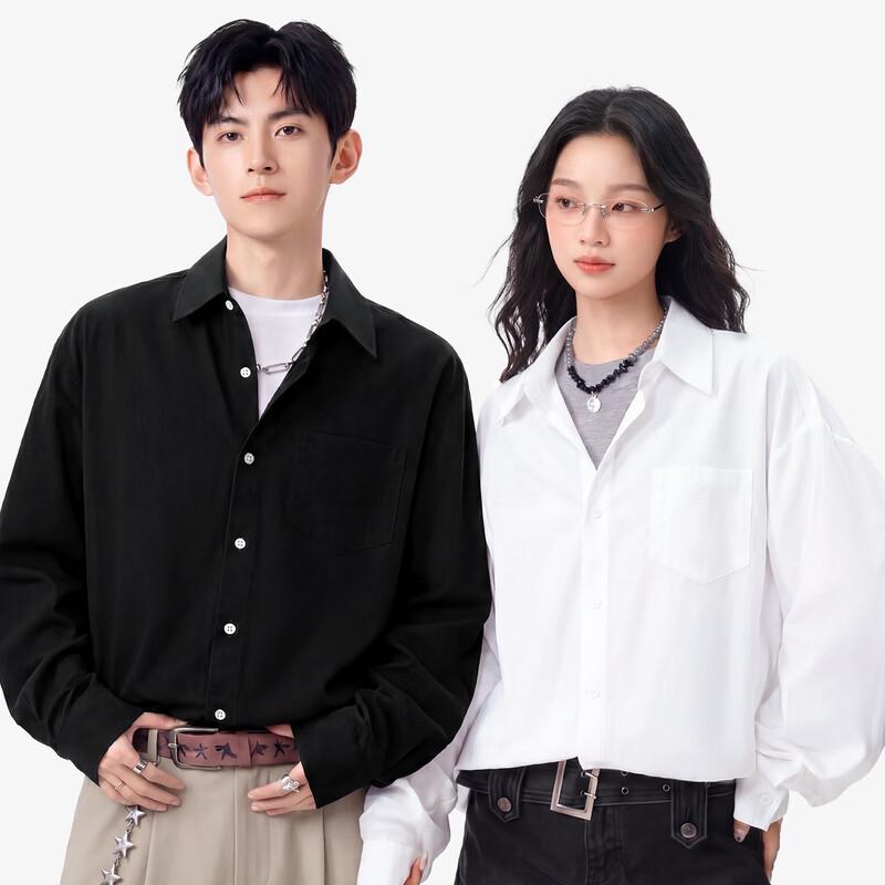 MINISO Men's Pure Cotton Long Sleeve Shirt B