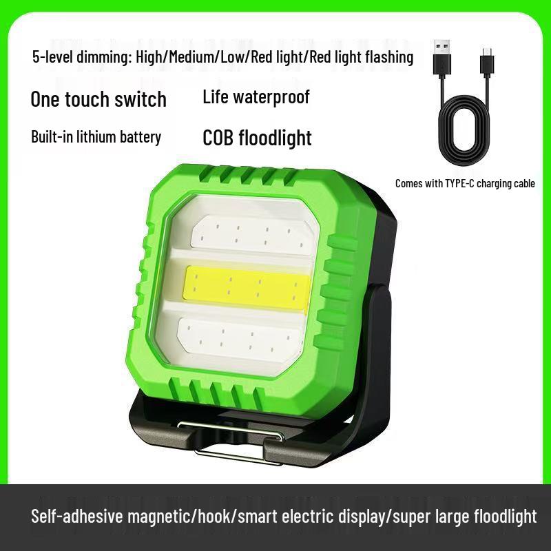 Portable Multi-Functional LED Work Light with Magnetic & USB Charging