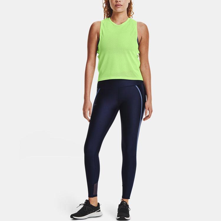 Under Armour Training Sports Tight Breathable Fitness Pants Women Bottoms Dark-Blue 1365351-410