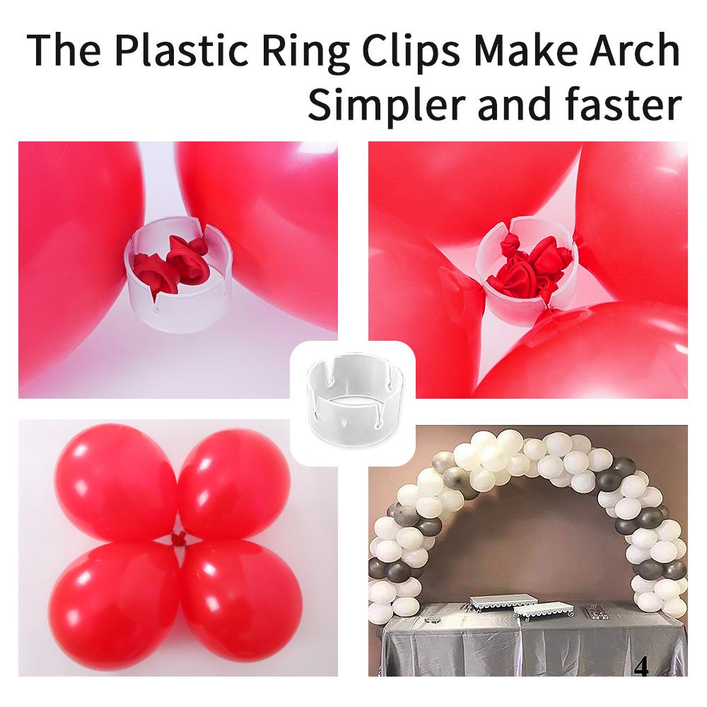 Tisch-Ballonständer: 10-teiliges Fiberglasbogen-Set